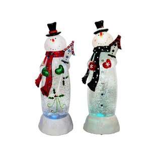  Forever Gifts Acryllic LED Collection Glittering Snowman 