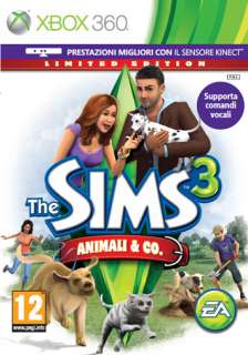 Nuovo The Sims 3 Animali & Co Limited Ed. Gioco per Microsoft Xbox 360 