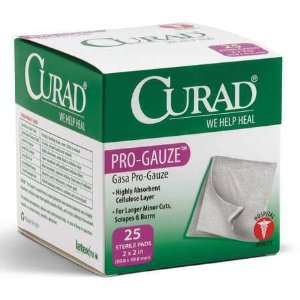  CURAD CUR20423 Gauze Pad,2 In x 2 In,PK 25 Health 