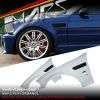 m3 style front side fender guarders for bmw e46 4d 98 01 02 04