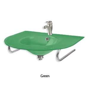  Decolav Green Glass Lavatory Vanity Bowl Sink 2040 GR 