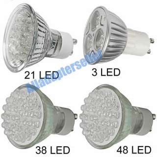 6x GU10 Day White 48 LED Spot Light Lamp Bulb Spotlight  