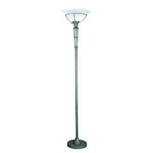  Lite Source LS 9531PEWTER Mystere Floor Lamp, Aged Pewter 