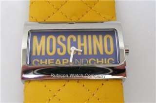 MW0015 Moschino Ladies Time For Fashion Yellow Watch  