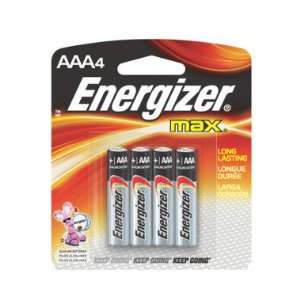  Energizer Max AAA Alkaline Batteries, 4 pack Electronics