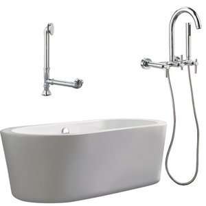  Giagni LV1 BN Ventura Mounted Faucet Package Freestanding 