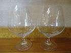 Pair of Spiegelau Clear Crystal Brandy Snifters Goblets