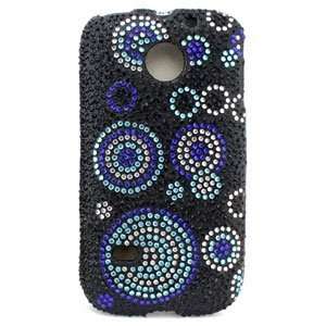  Icella FS HUM865 JG01 Blue Bubbles Jewel Snap On Cover for 