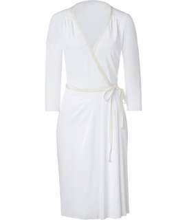 Philosophy di Alberta Ferretti White Wrap Dress  Damen  Kleider 