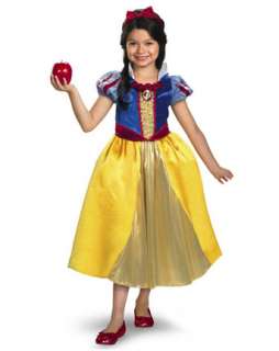Girls Deluxe Shimmer Disney Snow White Costume  Girls Disney 