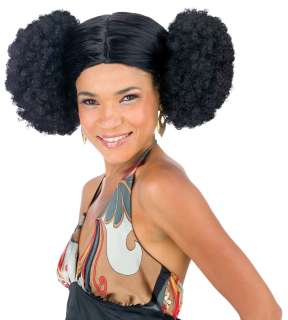 Afro Poof Wig Adult   Afro Poof wig is black.