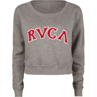 RVCA Ra Ra RVCA Womens Crop Sweatshirt 179051115  sweatshirts 