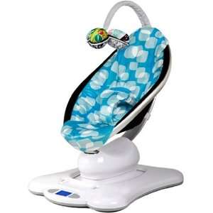  2012 4Moms MamaRoo Bouncer in Blue Clouds Plush Baby