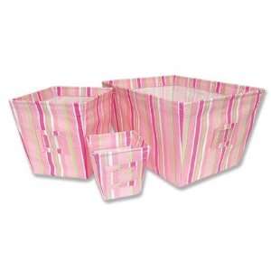   Trend Lab PPSstorage Paisley Park Fabric Storage Bins in Stripes Baby