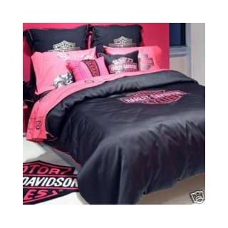  Harley Davidson RHINESTONE Set Bed in A Bag QUEEN SIZE Set