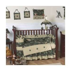  Green Camo 9 Piece Crib Set   Boys Baby Bedding Baby