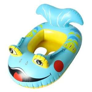   Handrail Whale Shaped Baby Inflatable Swimming Seat Boat Toys & Games
