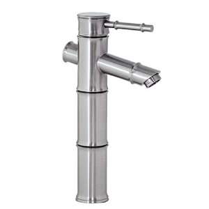   Handle Nickel Brushed Centerset Bathroom Sink Faucet