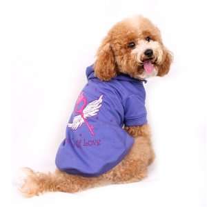  Happy Puppy Designer Dog Apparel   Angel Wing Hoodie 