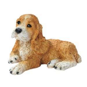  Brown Cocker Spaniel Puppy Dog Statue