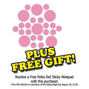   Polka Dots Vinyl Wall Graphic Decals Stickers + Plus Free Polka Dot