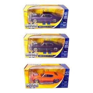   Pontiac GTO Judge 124 Scale (Black, Orange and Purple) Toys & Games