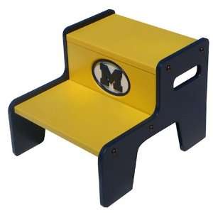  University of Michigan Wolverines Two Step Stool