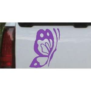   9in    Butterfly Side Butterflies Car Window Wall Laptop Decal Sticker