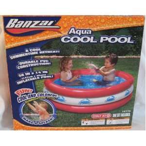 Banzai Aqua Cool Pool  Toys & Games  