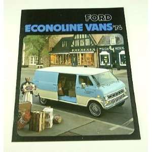  1974 74 Ford ECONOLINE Van BROCHURE E100 E200 E300 