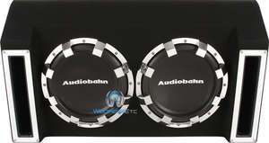 ABB122J AUDIOBAHN 2 PRO 12 SUBS LOADED SUBWOOFERS SPEAKERS BOX NEW 