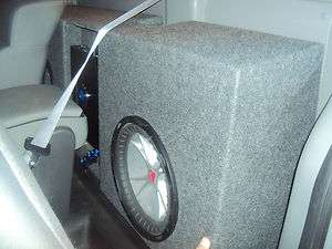   Single Cab Speaker Box Subwoofer Enclosure Amp Rack 10 12 L7  
