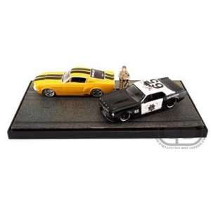 1965 Mustang Police & 1967 Shelby Mustang Busted Snap Shot Diorama 1 