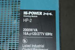 LUTRON HP 2 2000WATT 2 4 6 HI POWER DIMMING MODULE  