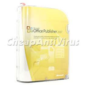 Microsoft Publisher 2007 164 04130 (New Sealed Retail Box)  