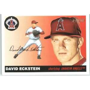  2004 Topps Heritage #151 David Eckstein   Anaheim Angels 