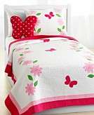    Papillion Floral Kids Quilt Sets  