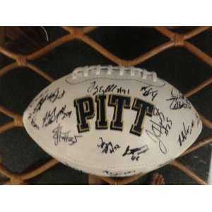 2011 Pitt Panthers Team Signed Logo Football Graham   Autographed 