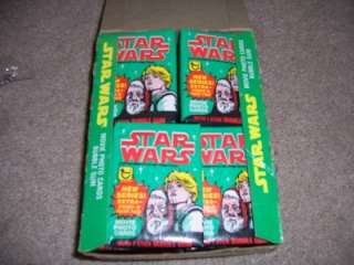 1977 TOPPS STAR WARS SERIES 4 UNOPENED PACK FROM BOX  