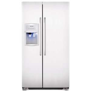   Cubic Ft, Standard Depth Side by Side Refrigerator, Pearl White