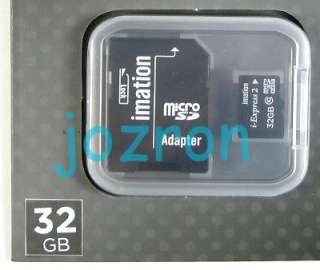 Imation 32GB 32G Micro SD SDHC Card+SD Adapter Class 10  