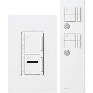   WH Maestro 300 Watt Dual IR Dimmer and Fan Speed Control Switch, White