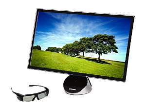   3D LED BackLight LCD 120Hz 3D Monitor w/ 3D glasses 250 cd/m2 DCR