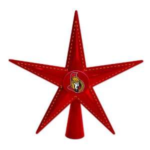  9.5 NHL Ottawa Senators Metal 5 Point Star Christmas Tree 