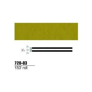 3M Scotchcal Striping Tape, Gold Metallic, 3/16 x 150, 10/Ca 