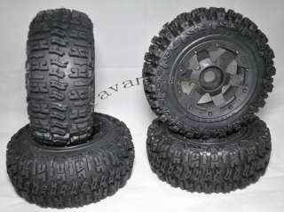 mud off road wheels tires tyre FOR HPI KM ROVAN 1/5 baja 5T 5SC 4pcs 