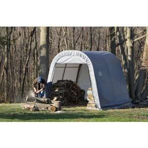   Style Storage Shed with Grey Cover, 10 x 10 x 8