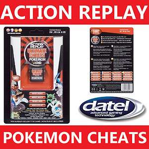   ACTION REPLAY ULTIMATE CHEATS POKEMON FOR NINTENDO DSI DS LITE DS XL