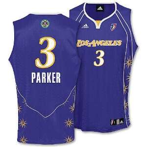  adidas Los Angeles Sparks Candace Parker Replica Road 