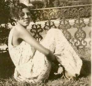 1930s BEAUTIFUL BLACK AFRICAN AMERICAN WOMAN PHOTO  